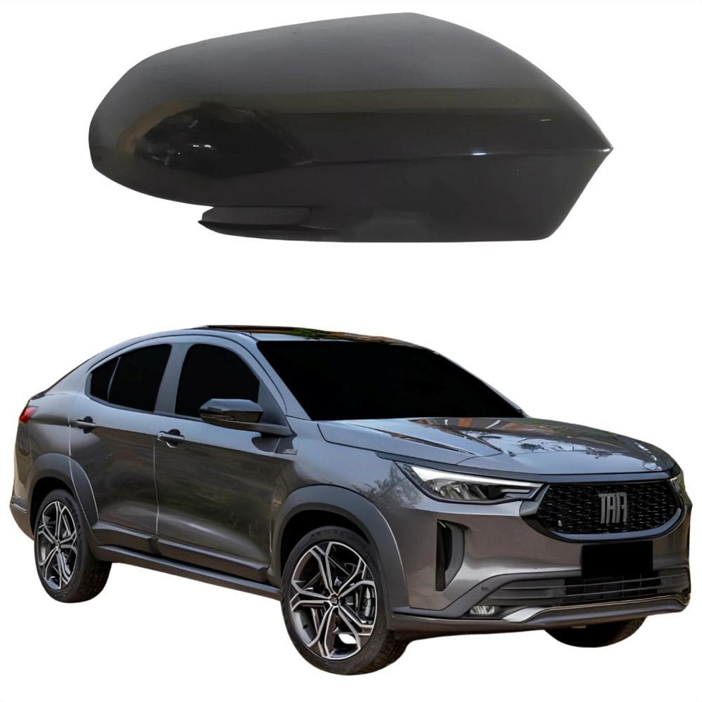 Capa Do Espelho Retrovisor Chg 1327723 Fiat Fastback 22 Pulse L.D Preto