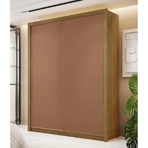 Guarda Roupas Dubai 188cm x 230cm Portas Dupla Face Nature Camarim Vila Rica