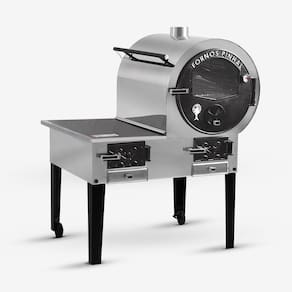 Forno Acoplado Prime Inox Chapa Vitro Na ESQ N1