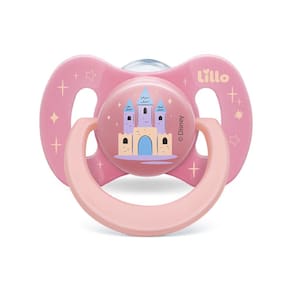 Chupeta Funny Brilha no Escuro Disney 6m+ Rosa Lillo