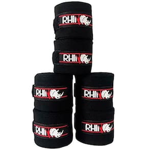 3 Pares de Bandagem Elástica RHINO by Spank - 3m - Preta
