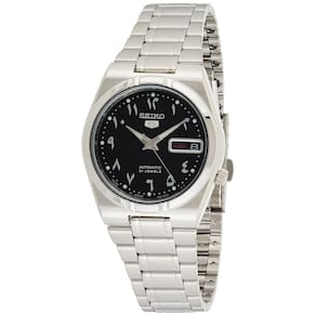 Relógio Seiko 5 automático SNK063J5 para homens em aço inoxidável