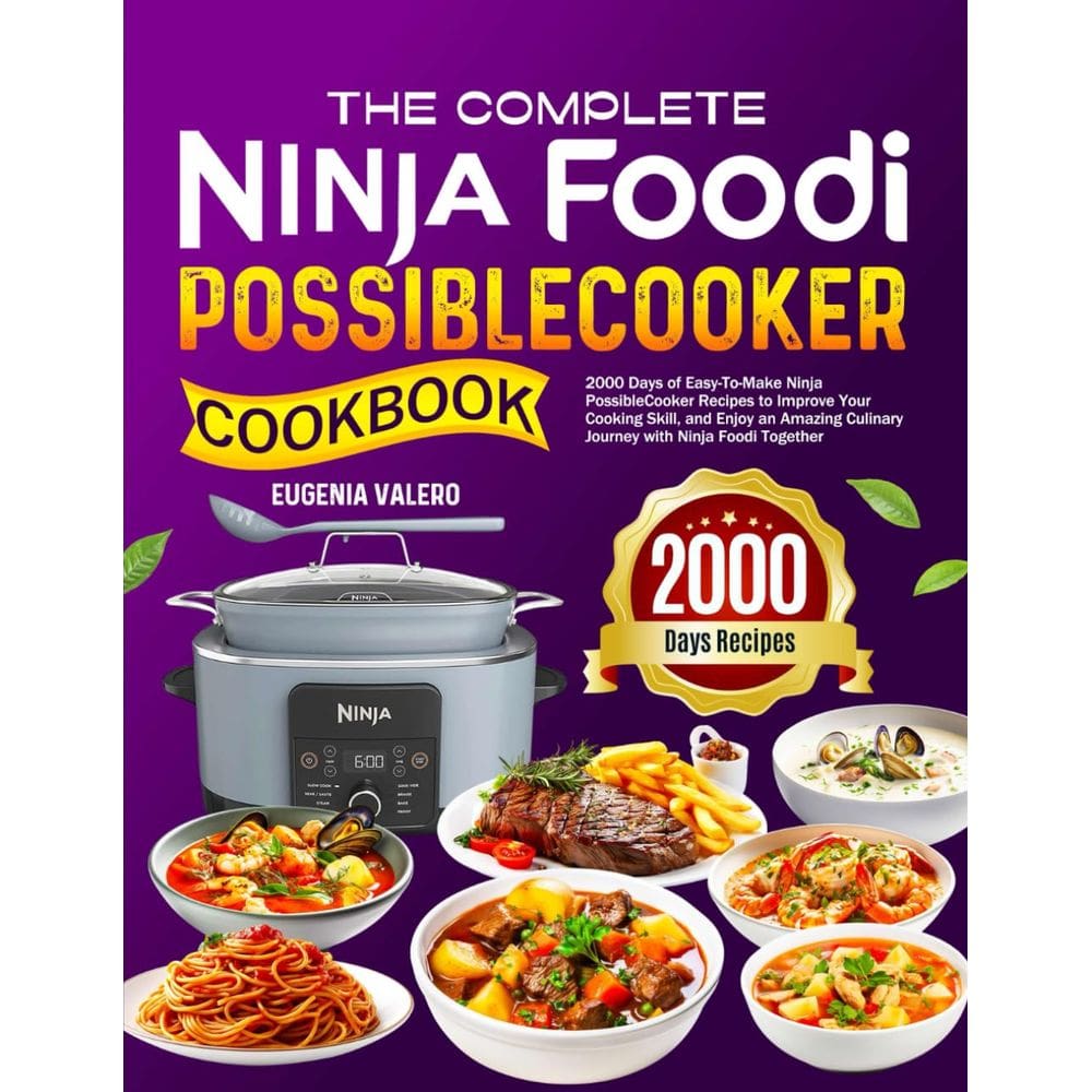 Livro de receitas A receita completa do Ninja Foodi PossibleCooker 2000