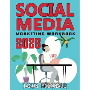 Livro Livro de exercícios de marketing de mídia social 2025 para empresas
