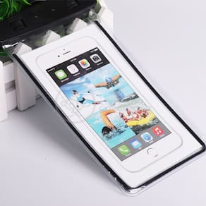 Capa Bolsa A Prova Dágua Impermeável Universal Para Celular - Preto
