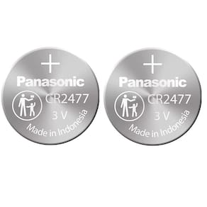 Bateria: célula de lítio Panasonic CR2477 3V (pacote com 2)