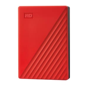 Disco rígido externo WD My Passport 4TB vermelho USB 3.1/3.0