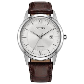 Relógio Citizen Classic Eco-Drive com pulseira de couro para homens