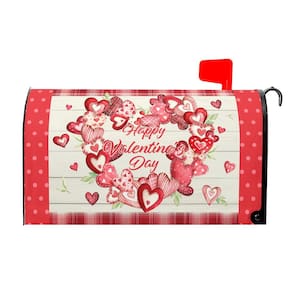 Capa de caixa de correio Kawani Happy Valentine`s Day Magnetic 53x46cm