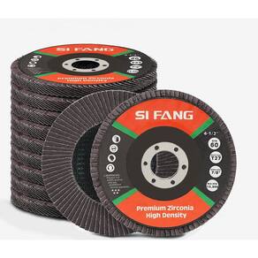 Discos de aba SI FANG 320 Grit 115 mm de óxido de alumínio, pacote com 10