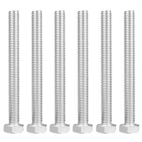 Parafusos de cabeça hexagonal MROmax M10 x 100mm 304 de aço inoxidável 18-8