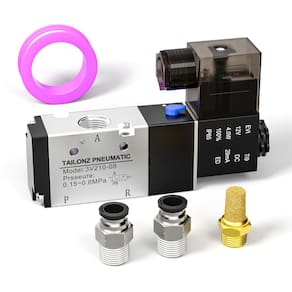 Válvula solenóide TAILONZ PNEUMATIC 3V210-08 AC110V 1/4NPT 3 vias