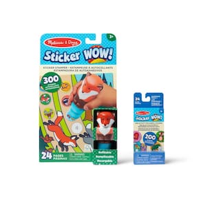 Adesivo Wow! ™ Pacote Fox Melissa e Doug com 500 adesivos