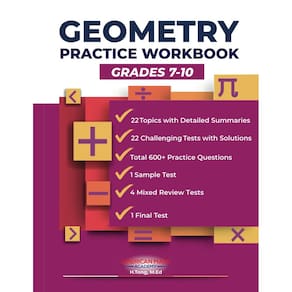 Livro de exercícios publicado de forma independente sobre práticas de geometria SAT e PSA