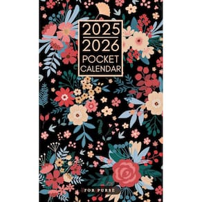 Calendário de bolso publicado de forma independente em 2025-2026 para bolsa
