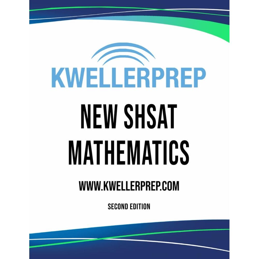 Livro Kweller Prep NEW SHSAT Mathematics, segunda edição