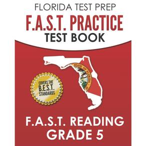 Livro de teste prático FLORIDA TEST PREP F.A.S.T. Reading Grade