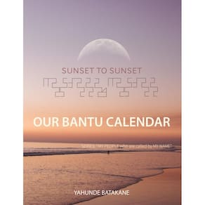 Calendário Bantu do pôr do sol ao pôr do sol, 2 anos com referência bíblica