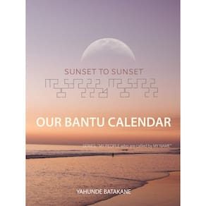 Calendário Bantu do pôr do sol ao pôr do sol, 2 anos com referência bíblica