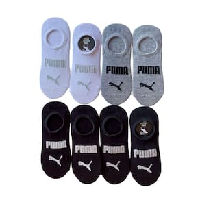 Forro de tênis feminino PUMA, 8 pares (preto, multi)