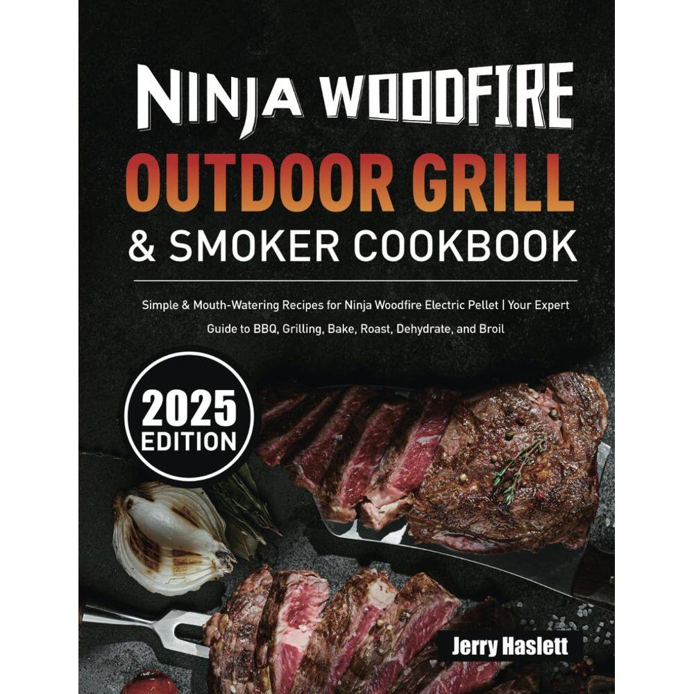 Livro de receitas Ninja Woodfire Outdoor Grill & Smoker para eletricidade