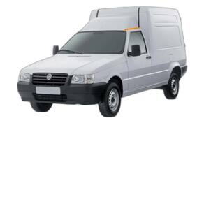 Friso de Teto Fiat Fiorino 1988-2010 Preto - Par