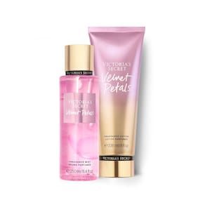Perfume Victoria`s Secret Velvet Petals Mist 250 ml e conjunto de loções