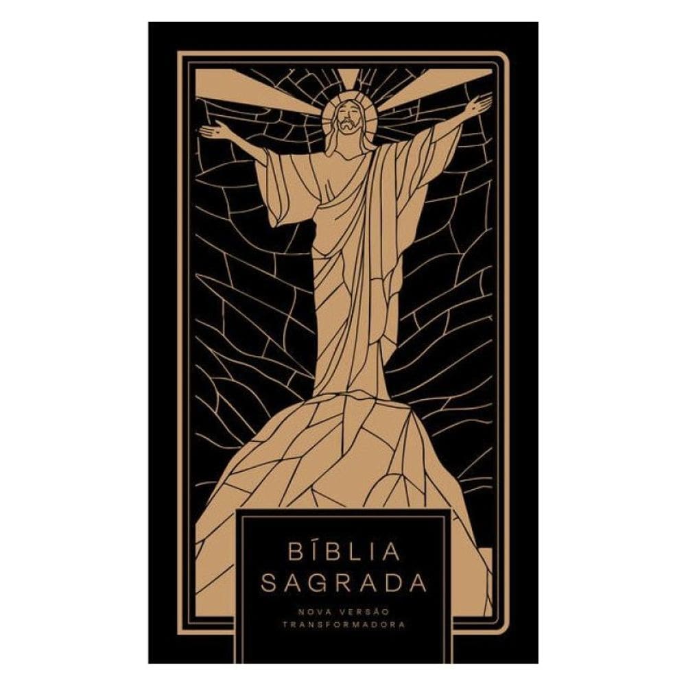 Bíblia Nvt Jesus All Black - Letra Normal