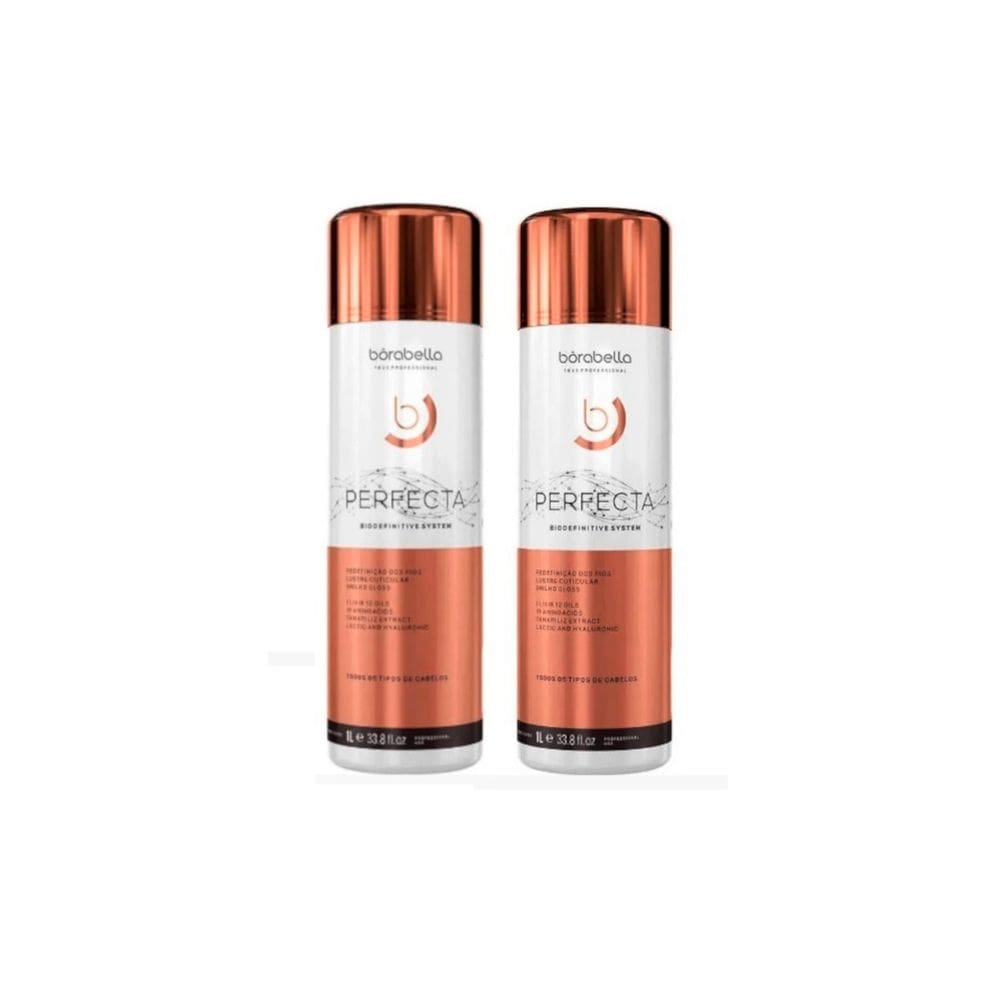 Kit 02 Borabella bio Perfecta Escova Progressiva 1000ml