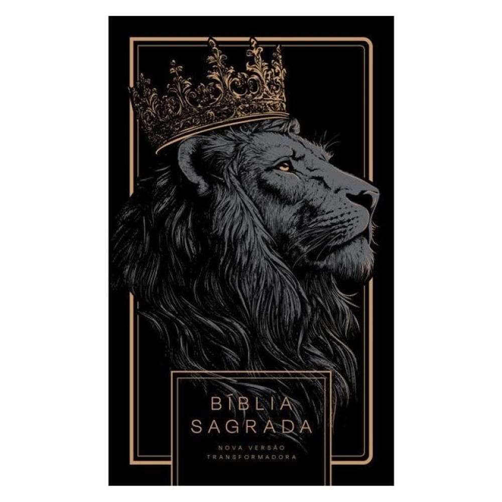 Bíblia Nvt Leão All Black - Letra Normal