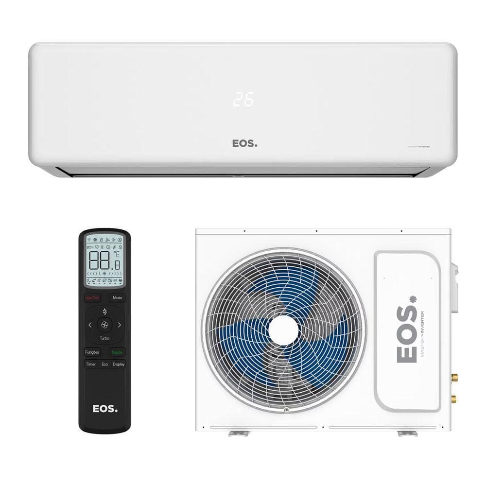 Ar-Condicionado Split 12.000 BTUs Master Inverter HW R32 Quente e Frio EASM12001IF - EOS 220V