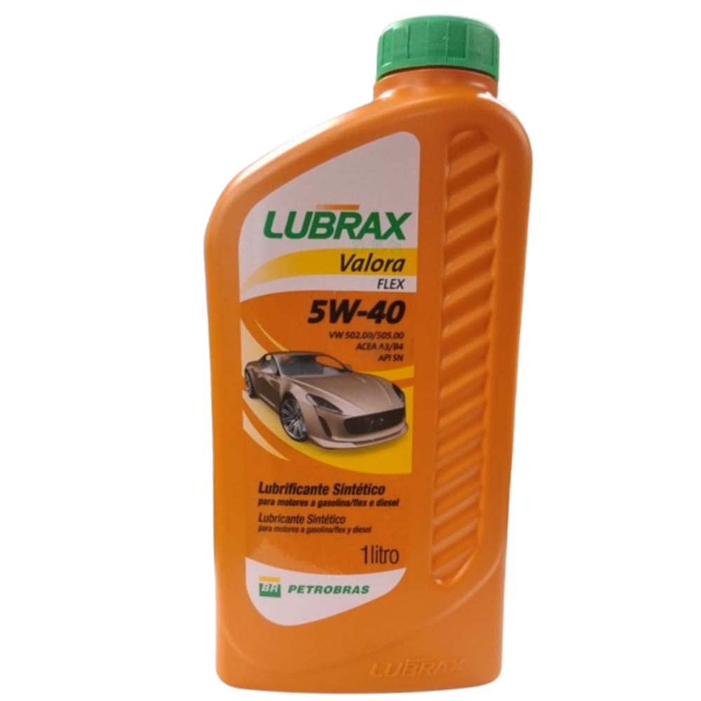 Óleo de Motor Lubrax Valora Flex 5W-40 100% Sintético