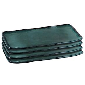 Jogo de Travessas de Cerâmica Stoneware Orgânico Oceano 4 peças P - Porto Brasil