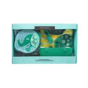 Kit Alimentação Com Tigela, Babador e Colher Elefante