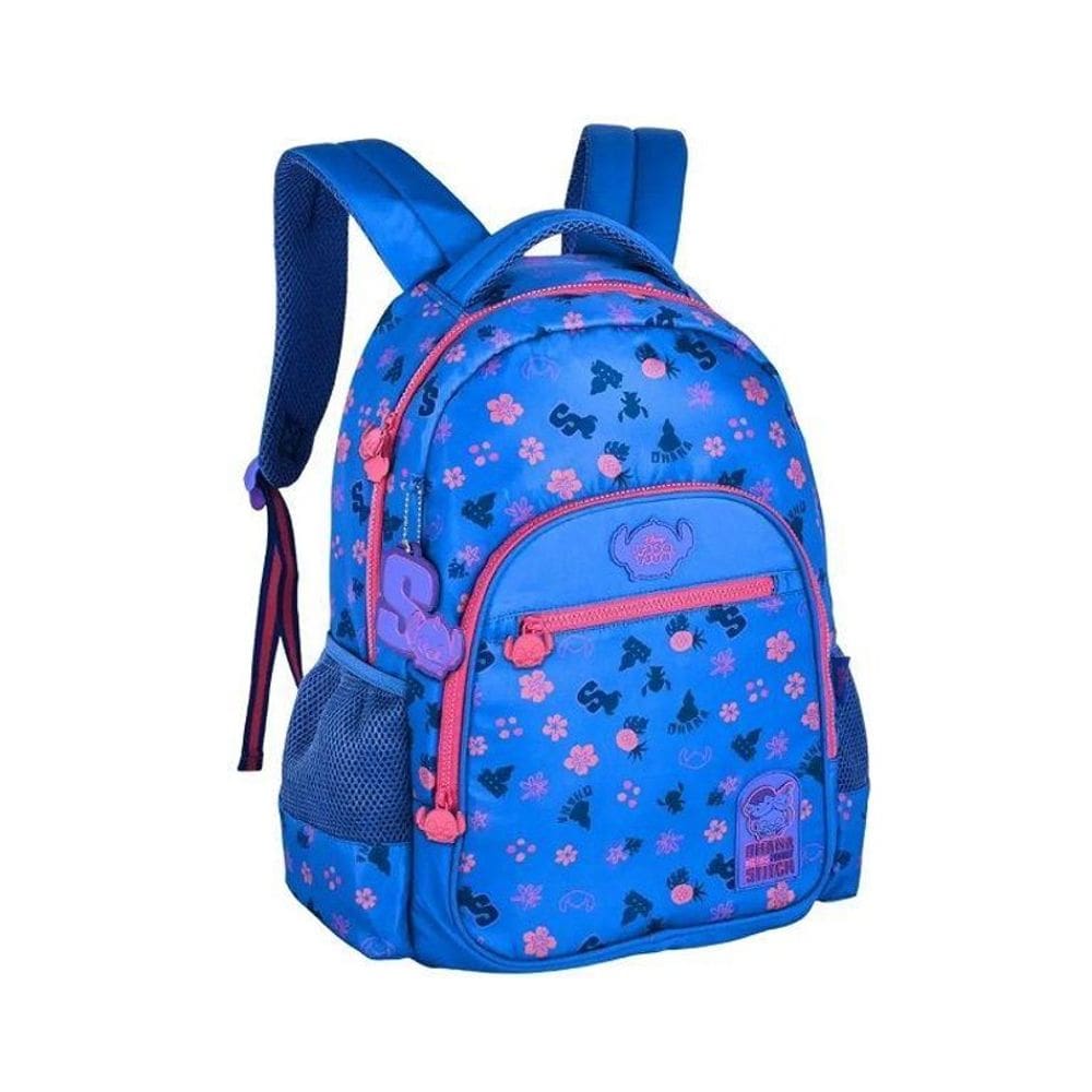 Mochila Escolar Costas Juvenil Tsum Tsum Disney Stitch TS24627