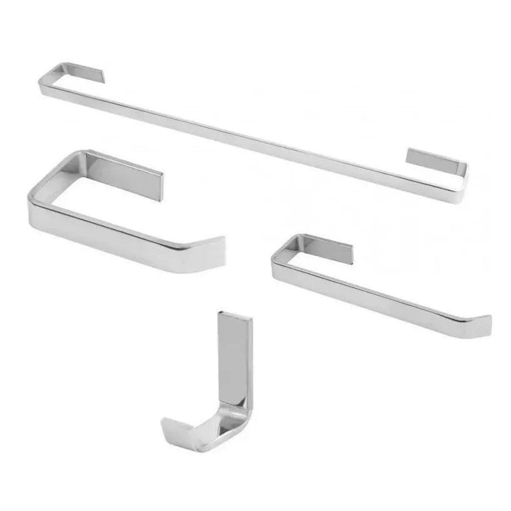 Kit Acessórios Para Banheiro Athena Sem Saboneteira