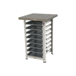 Conjunto de Bancada 8 Níveis Para Prp-004 Com 8 Assadeiras Lisas 35x35 - Progás