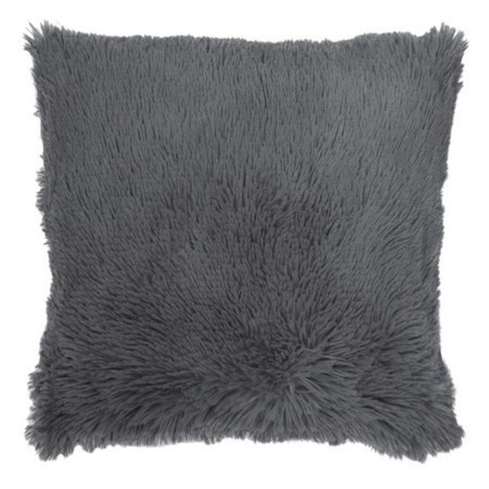 Capa de Almofada Peluda Bela Jolitex Cinza