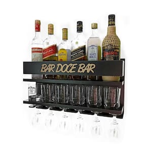 Barzinho De Parede - Bar Doce Bar - 54X28 - Preto