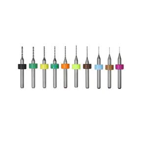 Kit Serras 10 Brocas Para Micro Retifica Haste 1/8 Charbs