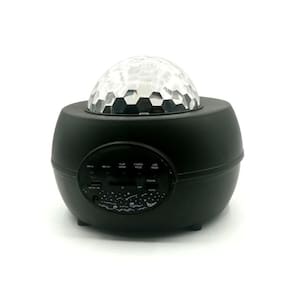 Luminaria Abajur Projetor Estrelas Galaxia Caixa De Som Bluetooth RGB