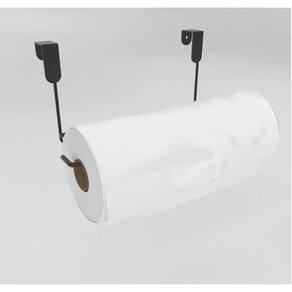 Suporte Papel Toalha Para Porta Otimize Preto Or01