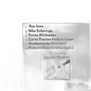 Kit Acessórios Para Banheiro Preto Fosco 6 Peças Elg