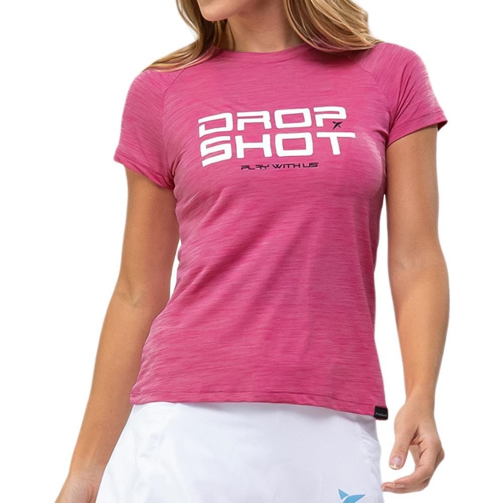 Camiseta Drop Shot Baby Look Enjoy 3.0 Rosa