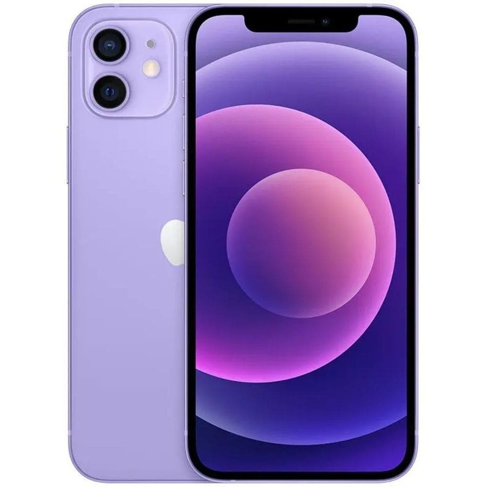 Usado: Iphone 12 64 GB Roxo - Muito Bom
