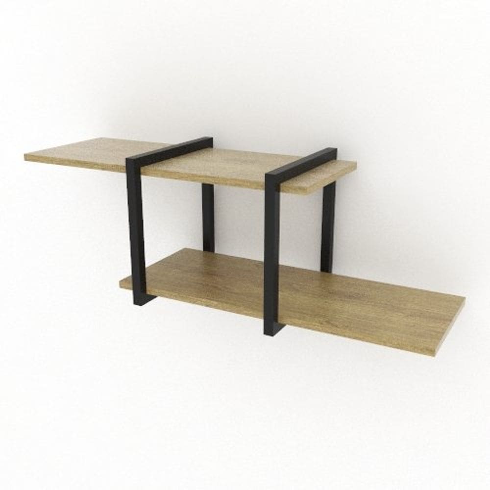 Prateleira Quadro - 1 Vão - Preto