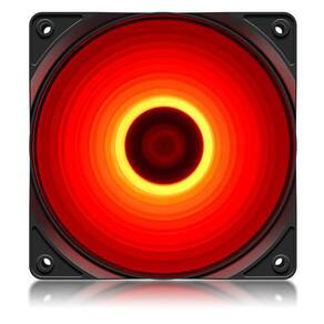 Cooler Fan Gabinete Deepcool Rf120R Led Red 120Mm