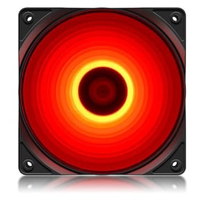 Cooler Fan Gabinete Deepcool Rf120R Led Red 120Mm