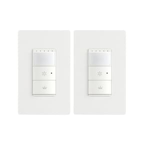 Interruptor dimmer com sensor de movimento inteligente Amazon Basics, pacote com 2