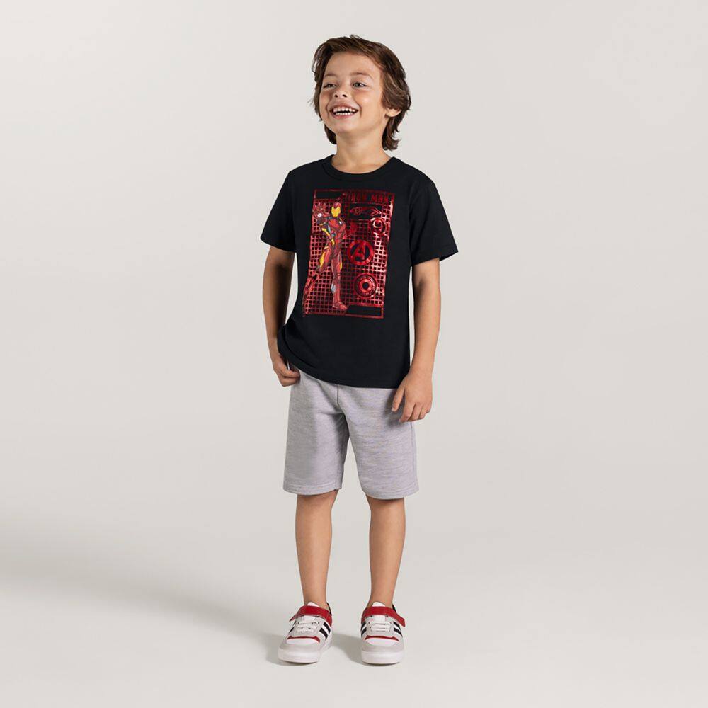 Camiseta Estampada Infantil Menino Com Brandili